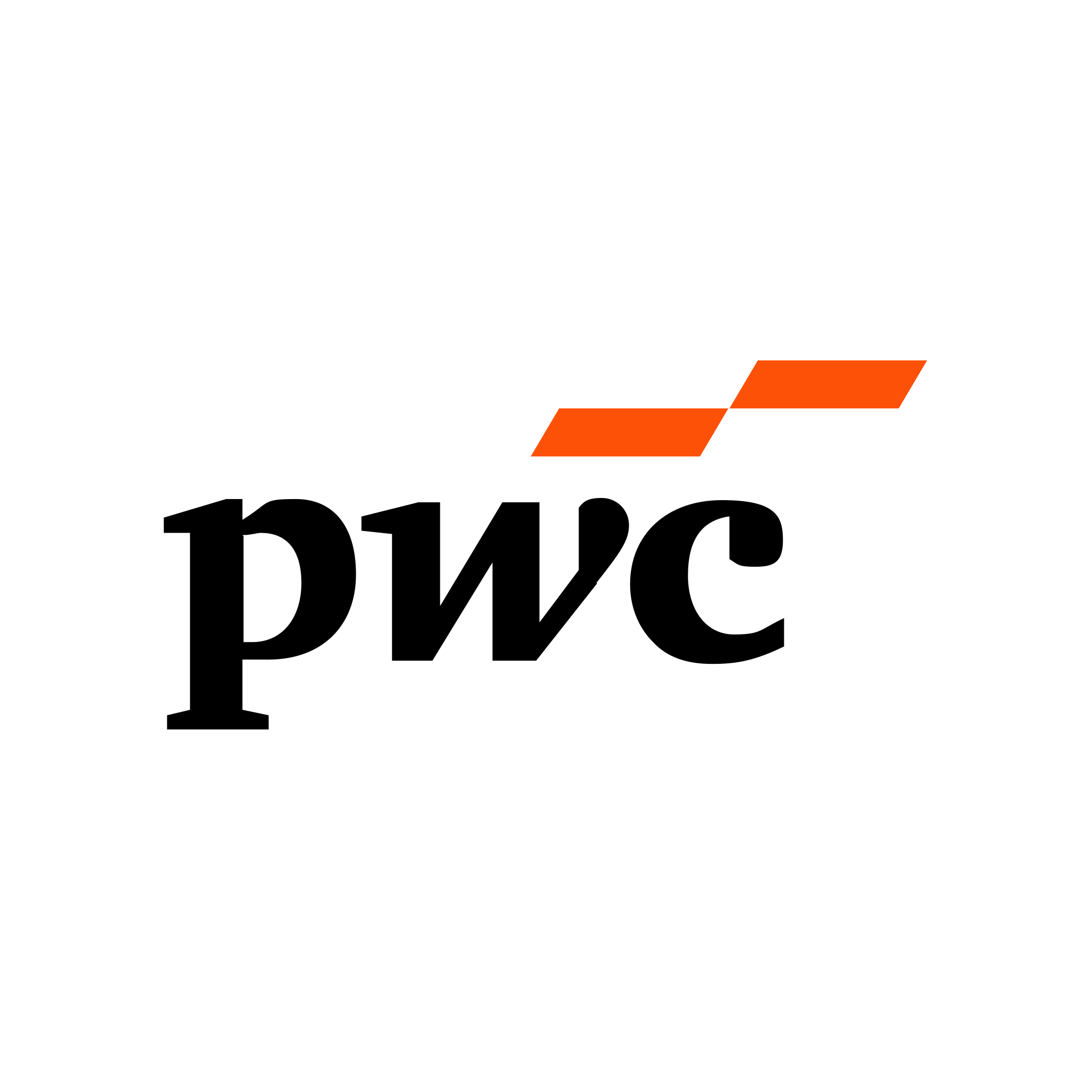 PwC logo light mode